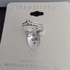 ITSY BITSY Sterling Silver Ring SZ 8